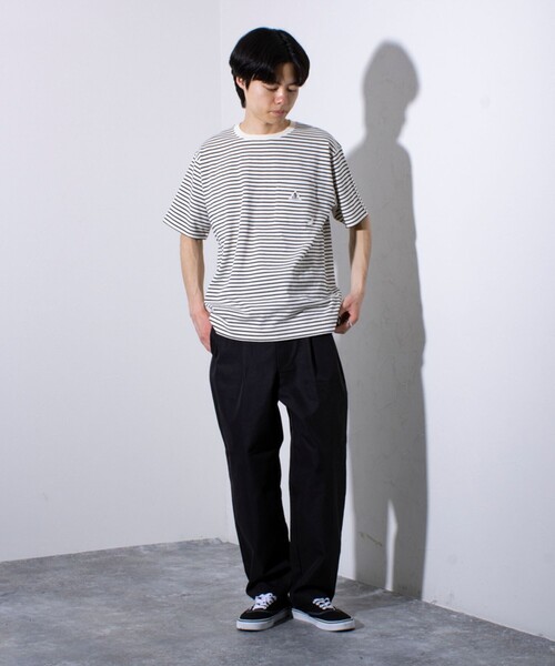 GEVACO（ゲバコ）の「【GEVACO/ゲバコ】タック入り テーパード チノパンツ ワイドテーパード（チノパンツ・メンズ・ベージュ/ブラック・M/L）」の13枚目の写真