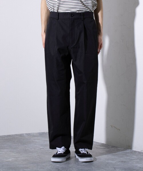 GEVACO（ゲバコ）の「【GEVACO/ゲバコ】タック入り テーパード チノパンツ ワイドテーパード（チノパンツ・メンズ・ベージュ/ブラック・M/L）」の19枚目の写真
