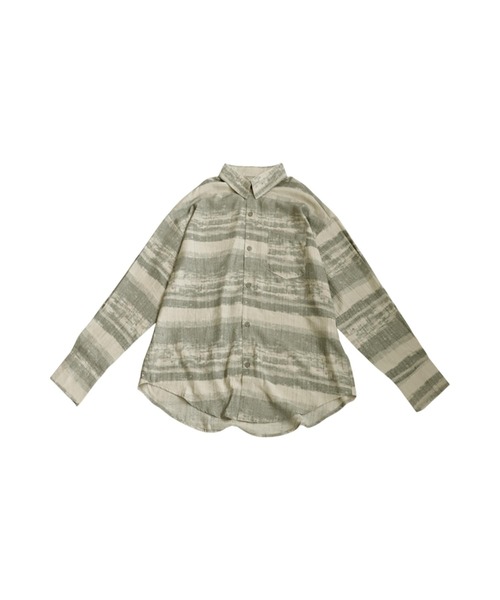 antiqua(アンティカ)の「ニュアンス柄シャツ(シャツ/ブラウス・レディース・ブラック/ベージュ系その他・ONESIZE)」の18枚目の写真