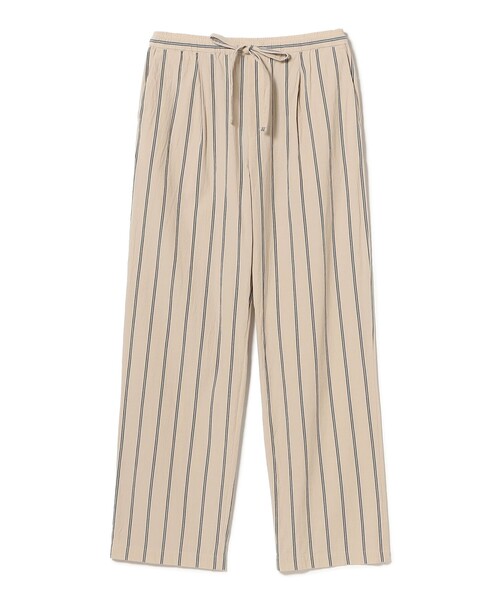 BRILLA per il gusto（ブリッラペルイルグースト）の「コットン ベージュストライプ ワイド イージーパンツ（その他パンツ・メンズ・ベージュ・SMALL/MEDIUM/LARGE）」の2枚目の写真