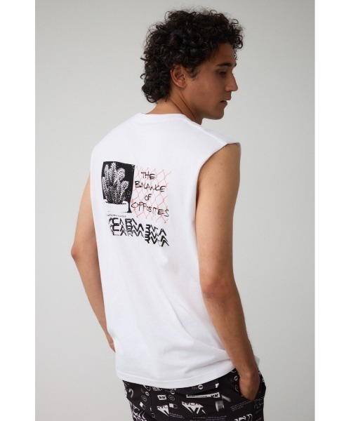 AZUL by moussy（アズールバイマウジー）の「RVCA×AZUL ノースリーブT（Tシャツ/カットソー・メンズ・ブラック/ホワイト・FREE）」の20枚目の写真