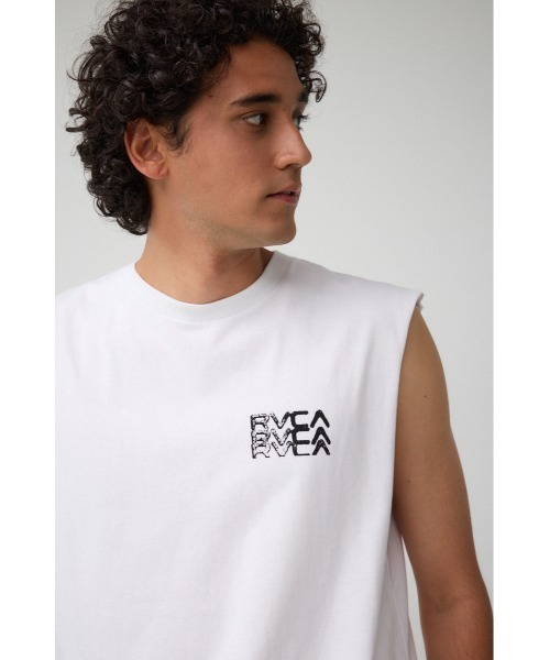 AZUL by moussy（アズールバイマウジー）の「RVCA×AZUL ノースリーブT（Tシャツ/カットソー・メンズ・ブラック/ホワイト・FREE）」の21枚目の写真