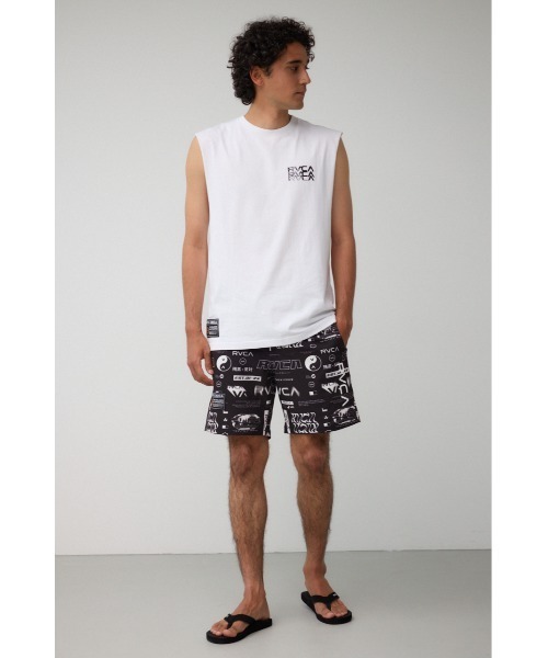 AZUL by moussy（アズールバイマウジー）の「RVCA×AZUL ノースリーブT（Tシャツ/カットソー・メンズ・ブラック/ホワイト・FREE）」の22枚目の写真
