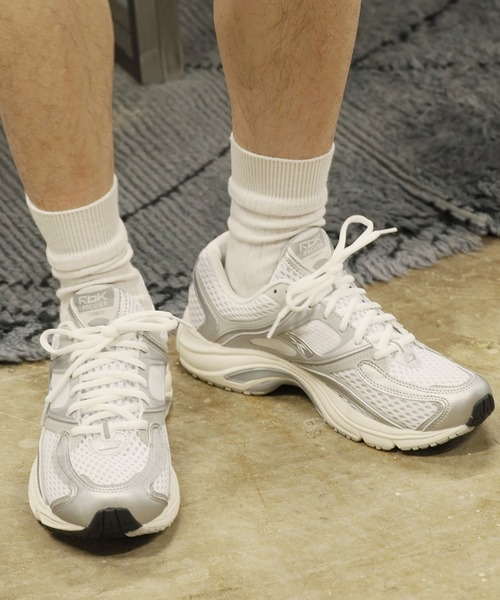 Reebok(リーボック)の「Reebok/リーボック PREMIER TRINITY メッシュスニーカー メンズ 秋物 秋服 2026年秋冬(スニーカー・メンズ・ホワイト・27.5/26.5/28/27)」の1枚目の写真