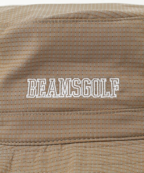 BEAMS GOLF（ビームスゴルフ）の「BGCC 刺繍 カレッジロゴ ハット（ハット・メンズ・ベージュ/その他/ネイビー・FREE）」の6枚目の写真