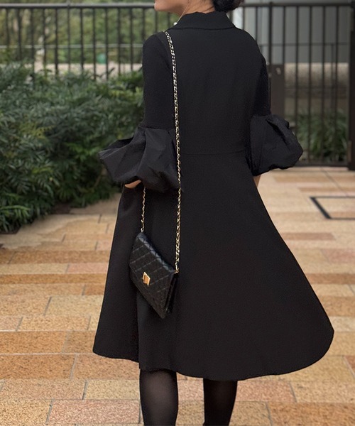 テーラードジレワンピース【低身長・小柄女性向け】（ワンピース）｜ST