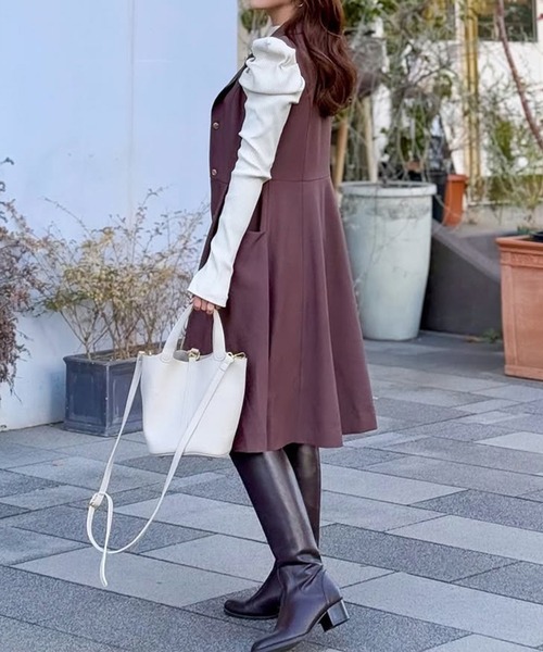 セントルーニー テーラードジレワンピース 150 Free