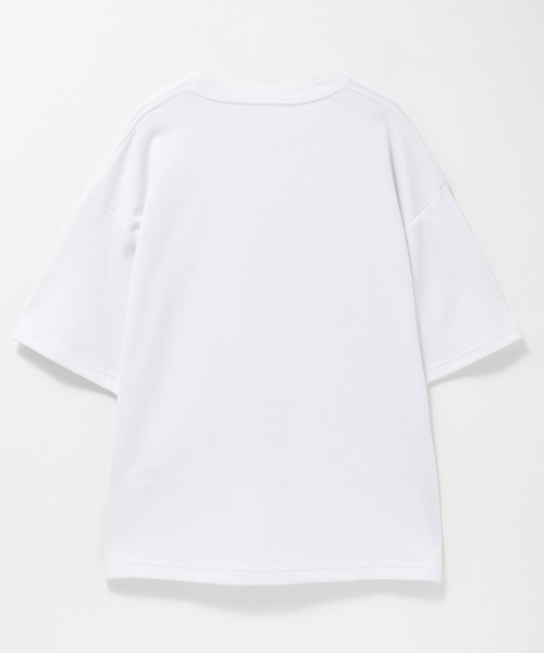 DISCUS（ディスカス）の「DISCUS COOLMAX冷感Tシャツ（Tシャツ/カットソー・メンズ・オートミール/スミクロ/ネイビー/ホワイト/ピンク系/ブラック/サックスブルー/グレイッシュベージュ・M/L/XL）」の9枚目の写真