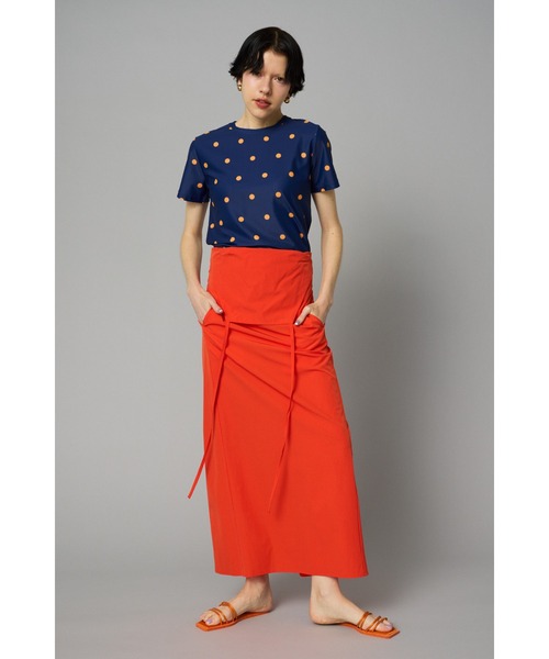 HeRIN.CYE(ヘリンドットサイ)の「Apron one piece エプロンワンピース(ワンピース・レディース・ブラック/ベージュ/オレンジ・FREE)」の17枚目の写真