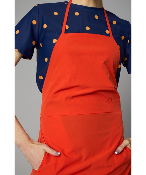 HeRIN.CYE(ヘリンドットサイ)の「Apron one piece エプロンワンピース(ワンピース・レディース・ブラック/ベージュ/オレンジ・FREE)」の19枚目の写真