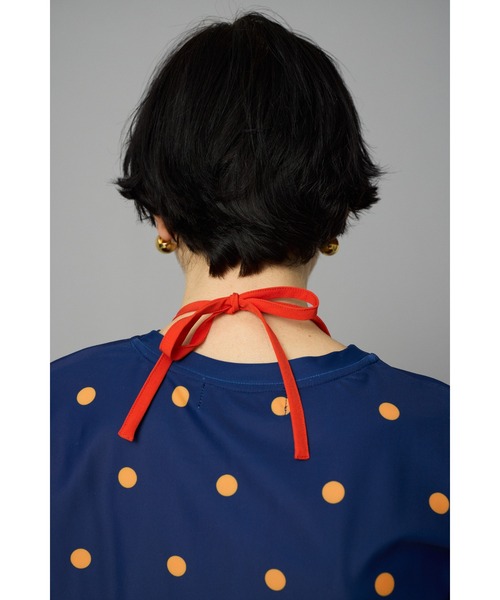 HeRIN.CYE(ヘリンドットサイ)の「Apron one piece エプロンワンピース(ワンピース・レディース・ブラック/ベージュ/オレンジ・FREE)」の21枚目の写真