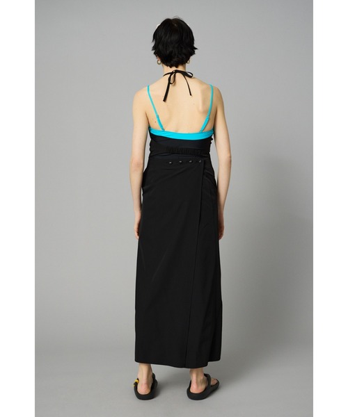 HeRIN.CYE(ヘリンドットサイ)の「Apron one piece エプロンワンピース(ワンピース・レディース・ブラック/ベージュ/オレンジ・FREE)」の14枚目の写真