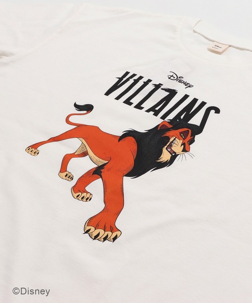 Disney(ディズニー)の「〈ディズニー〉ヴィランズ半袖Tシャツ(Tシャツ/カットソー・メンズ・ホワイト/ブラック/チャコールグレー・S/M/L)」の8枚目の写真