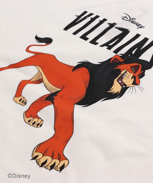 Disney(ディズニー)の「〈ディズニー〉ヴィランズ半袖Tシャツ(Tシャツ/カットソー・メンズ・ホワイト/ブラック/チャコールグレー・S/M/L)」の9枚目の写真