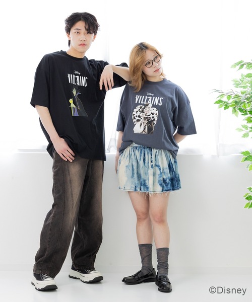 Disney(ディズニー)の「〈ディズニー〉ヴィランズ半袖Tシャツ(Tシャツ/カットソー・メンズ・ホワイト/ブラック/チャコールグレー・S/M/L)」の14枚目の写真