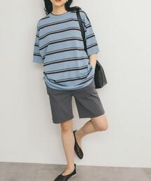 KBF | ルーズボーダーニットTEE(ニット/セーター)