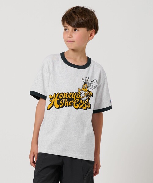 その他サービス | 福利厚生 セール】【別注】＜RUSSELL ATHLETIC＞プリント リンガーTシャツ メンズウェア