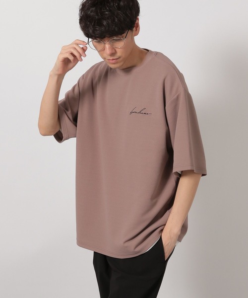 LAKOLE(ラコレ)の「刺繍ナシジ半袖T / 425534(Tシャツ/カットソー・メンズ・ブラック/スモークピンク/ホワイト・MEDIUM/LARGE)」の11枚目の写真