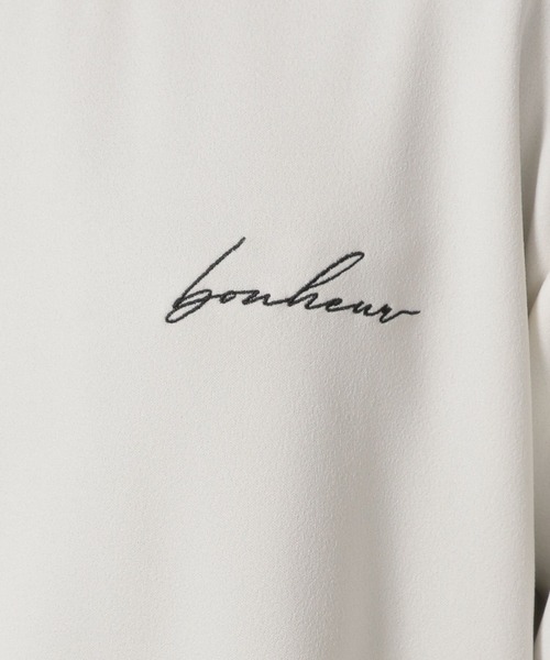 LAKOLE(ラコレ)の「刺繍ナシジ半袖T / 425534(Tシャツ/カットソー・メンズ・ブラック/スモークピンク/ホワイト・MEDIUM/LARGE)」の20枚目の写真