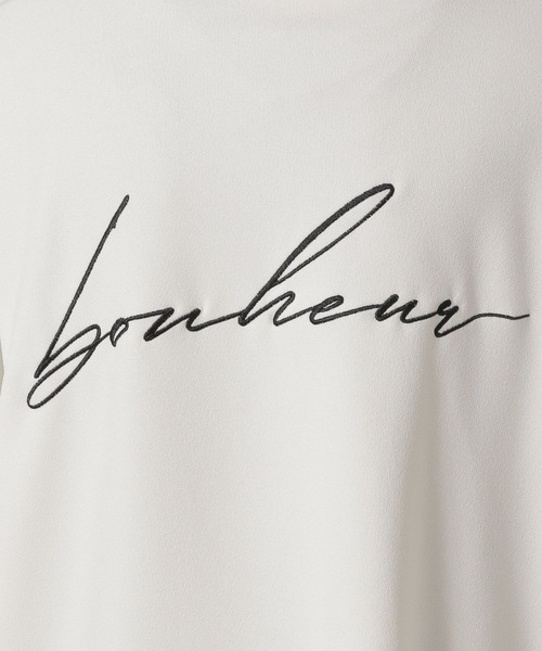 LAKOLE(ラコレ)の「刺繍ナシジ半袖T / 425534(Tシャツ/カットソー・メンズ・ブラック/スモークピンク/ホワイト・MEDIUM/LARGE)」の21枚目の写真