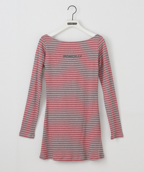 PULP/417EDIFICE(パルプフォーワンセブンエディフィス)の「【Geek Office / ギークオフィス】Just / ジャスト BACKLESS DRESS(ワンピース・レディース・レッド・FREE)」の1枚目の写真