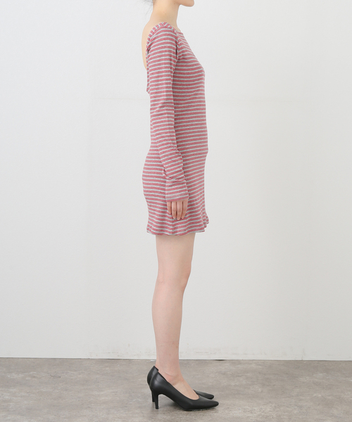 PULP/417EDIFICE(パルプフォーワンセブンエディフィス)の「【Geek Office / ギークオフィス】Just / ジャスト BACKLESS DRESS(ワンピース・レディース・レッド・FREE)」の2枚目の写真