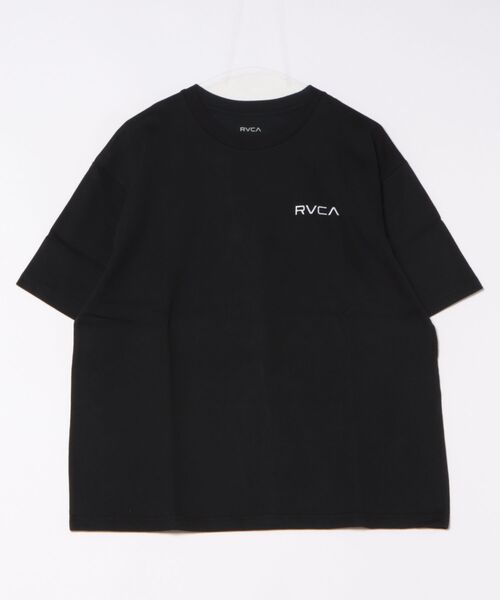 RVCA（ルーカ）の「RVCA/ルーカ 半袖Tシャツ ビックシルエット バックプリント BF04A-200（Tシャツ/カットソー・メンズ・ブラック×ホワイト/ブラック×グレー/ホワイト×ネイビー/アイボリー/ホワイト×ブルー・L/M/S）」の13枚目の写真
