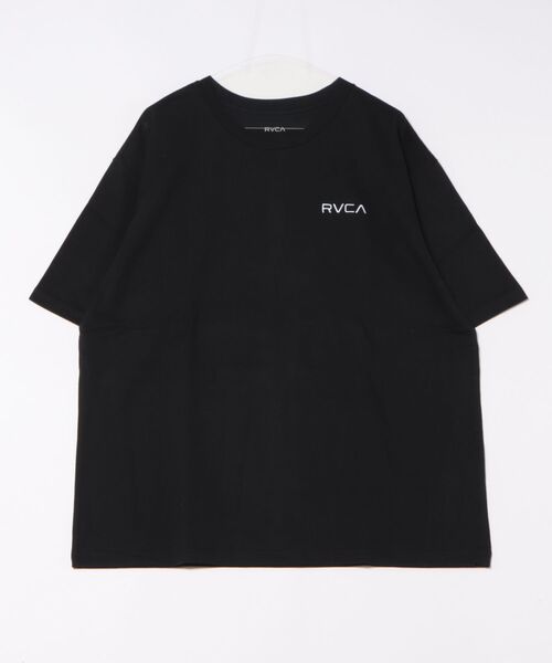 RVCA（ルーカ）の「RVCA/ルーカ 半袖Tシャツ ビックシルエット バックプリント BF04A-200（Tシャツ/カットソー・メンズ・ブラック×ホワイト/ブラック×グレー/ホワイト×ネイビー/アイボリー/ホワイト×ブルー・L/M/S）」の12枚目の写真