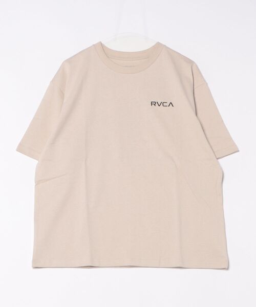 RVCA（ルーカ）の「RVCA/ルーカ 半袖Tシャツ ビックシルエット バックプリント BF04A-200（Tシャツ/カットソー・メンズ・ブラック×ホワイト/ブラック×グレー/ホワイト×ネイビー/アイボリー/ホワイト×ブルー・L/M/S）」の11枚目の写真