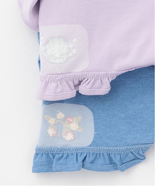 petit main(プティマイン)の「【プティプラ】フリルショートパンツ(その他パンツ・キッズ・アイボリー/ブルー/ラベンダー/ライトベージュ・80cm/120cm/130cm/100cm/90cm/110cm)」の11枚目の写真