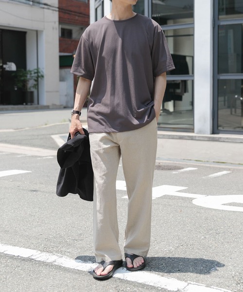 ITEMS URBANRESEARCH（アイテムズ アーバンリサーチ）の「『UVカット』汗染み防止×吸水速乾Tシャツ（Tシャツ/カットソー・メンズ・オリーブ/チャコールグレー/ホワイト・MEDIUM/LARGE）」の12枚目の写真