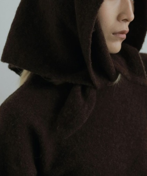 anuke(アンヌーク)の「anuke Layered Scarf Knit レイヤードスカーフニット/62520528(ニット/セーター・レディース・ブラウン/アイボリー・ONE SIZE)」の12枚目の写真