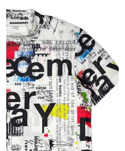 DECEMBERMAY(ディセンバーメイ)の「Graffiti mock neck shirt(Tシャツ/カットソー・レディース・ブラック/ホワイト・MEDIUM/SMALL)」の13枚目の写真