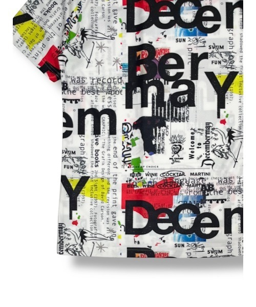 DECEMBERMAY(ディセンバーメイ)の「Graffiti mock neck shirt(Tシャツ/カットソー・レディース・ブラック/ホワイト・MEDIUM/SMALL)」の14枚目の写真