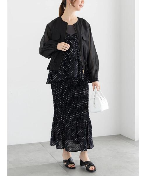 Te chichi(テチチ)の「【松井愛莉着用】ドットシャーリングタイトスカート(セットアップ可)《2025summer catalog item》(スカート・レディース・ブラウン/ブラック・F)」の14枚目の写真