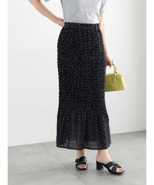 Te chichi(テチチ)の「【松井愛莉着用】ドットシャーリングタイトスカート(セットアップ可)《2025summer catalog item》(スカート・レディース・ブラウン/ブラック・F)」の17枚目の写真