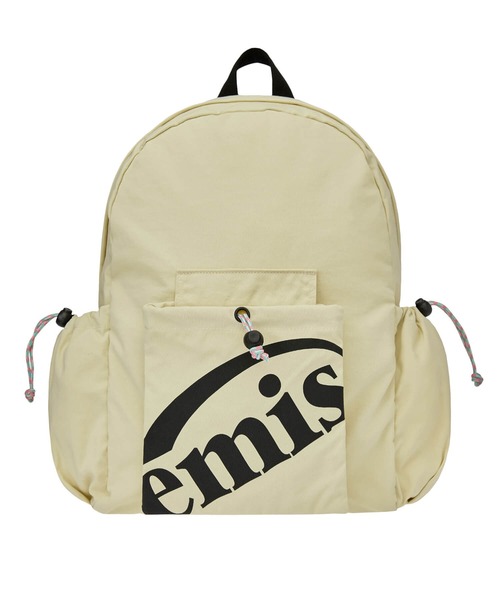 EMIS(イミス)の「PACKABLE NYLON BACKPACK(バックパック/リュック・レディース・クリーム/ネイビー・FREE)」の3枚目の写真