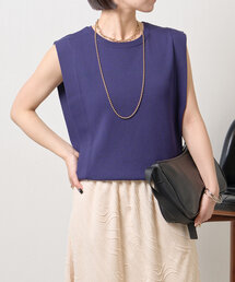 Jena espace merveilleux | スクエアノースリニット(ニット/セーター)