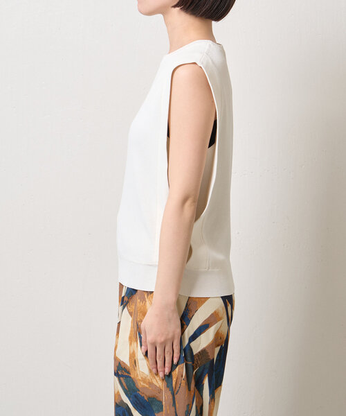 Jena espace merveilleux（ジェナ　エスパスメルヴェイユ）の「スクエアノースリニット（ニット/セーター・レディース・レッド/ネイビー/オフホワイト・FREE）」の14枚目の写真