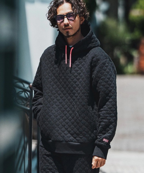 felkod（フィルコッド）の「mpa3832- Quilted Spindle Parka スピンドルパーカー（パーカー・メンズ・グレイッシュベージュ/ブラック・S/M/L）」の5枚目の写真