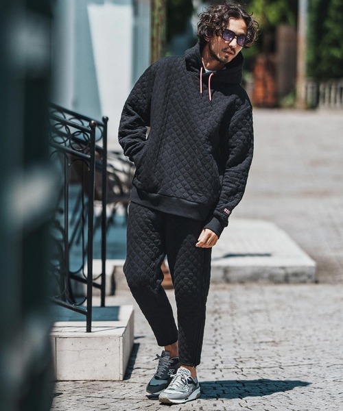 felkod（フィルコッド）の「mpa3832- Quilted Spindle Parka スピンドルパーカー（パーカー・メンズ・グレイッシュベージュ/ブラック・S/M/L）」の8枚目の写真