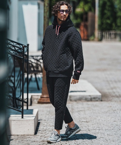 felkod（フィルコッド）の「mpa3832- Quilted Spindle Parka スピンドルパーカー（パーカー・メンズ・グレイッシュベージュ/ブラック・S/M/L）」の10枚目の写真
