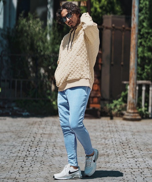felkod（フィルコッド）の「mpa3832- Quilted Spindle Parka スピンドルパーカー（パーカー・メンズ・グレイッシュベージュ/ブラック・S/M/L）」の14枚目の写真