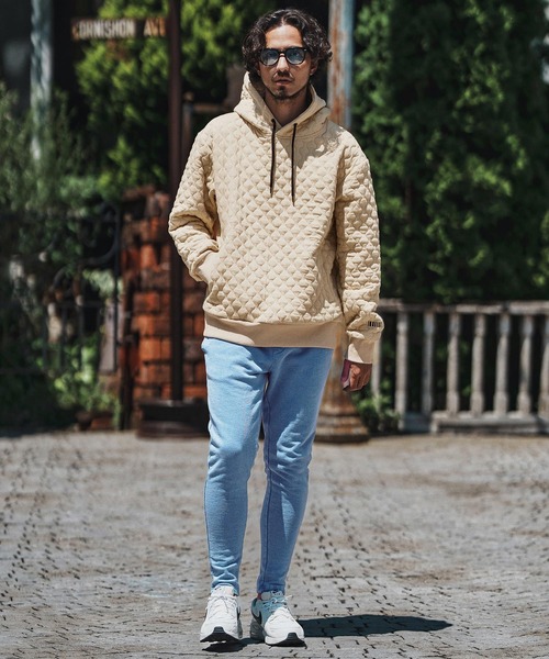 felkod（フィルコッド）の「mpa3832- Quilted Spindle Parka スピンドルパーカー（パーカー・メンズ・グレイッシュベージュ/ブラック・S/M/L）」の15枚目の写真