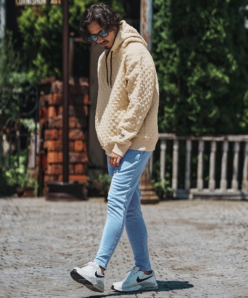 felkod（フィルコッド）の「mpa3832- Quilted Spindle Parka スピンドルパーカー（パーカー・メンズ・グレイッシュベージュ/ブラック・S/M/L）」の16枚目の写真