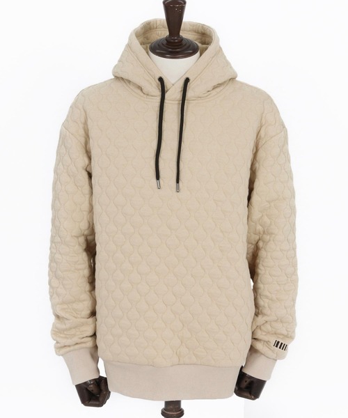 felkod（フィルコッド）の「mpa3832- Quilted Spindle Parka スピンドルパーカー（パーカー・メンズ・グレイッシュベージュ/ブラック・S/M/L）」の17枚目の写真