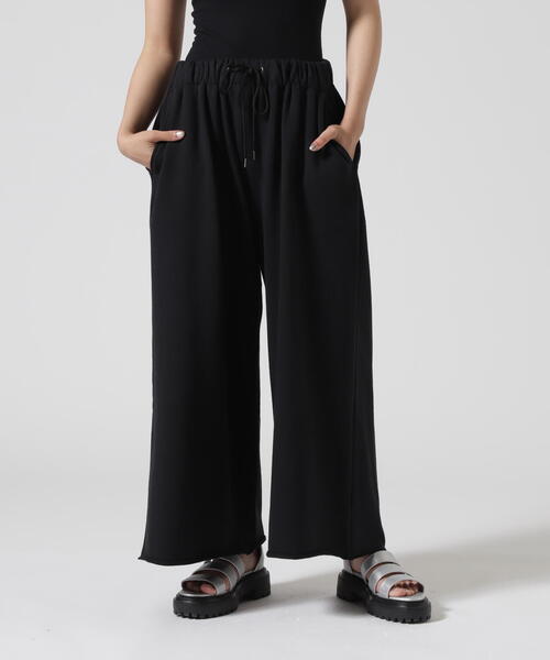 DROIT BELLO（ドロイトベロ）の「DROIT BELLO（ドロイトベロ）ワイドスェットパンツ（スウェットパンツ・レディース・ブラック/グレー・F）」の3枚目の写真