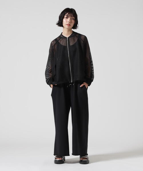 DROIT BELLO（ドロイトベロ）の「DROIT BELLO（ドロイトベロ）ワイドスェットパンツ（スウェットパンツ・レディース・ブラック/グレー・F）」の5枚目の写真