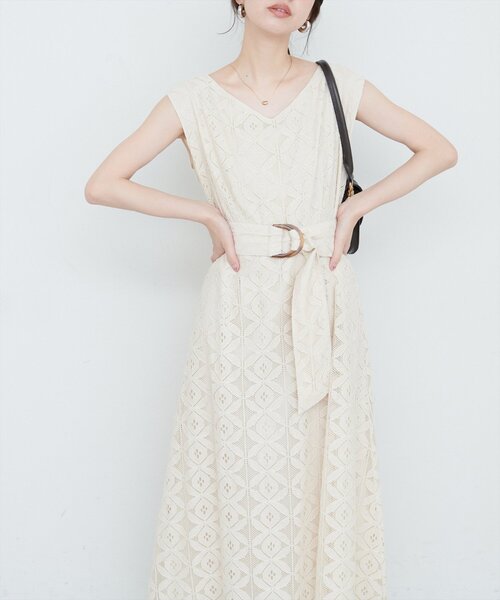 natural couture（ナチュラルクチュール）の「ウエストベルト付き