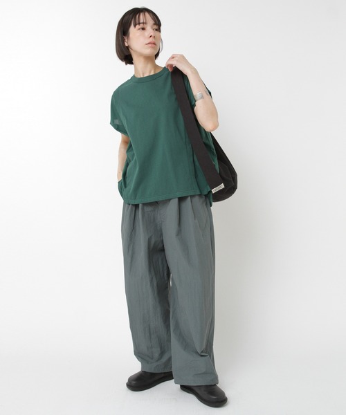 RNA-N(アールエヌエーエヌ)の「M2508 フレンチスリーブデザインプルオーバー(Tシャツ/カットソー・レディース・グリーン/オフホワイト/ブラック/ネイビー・FREE)」の22枚目の写真
